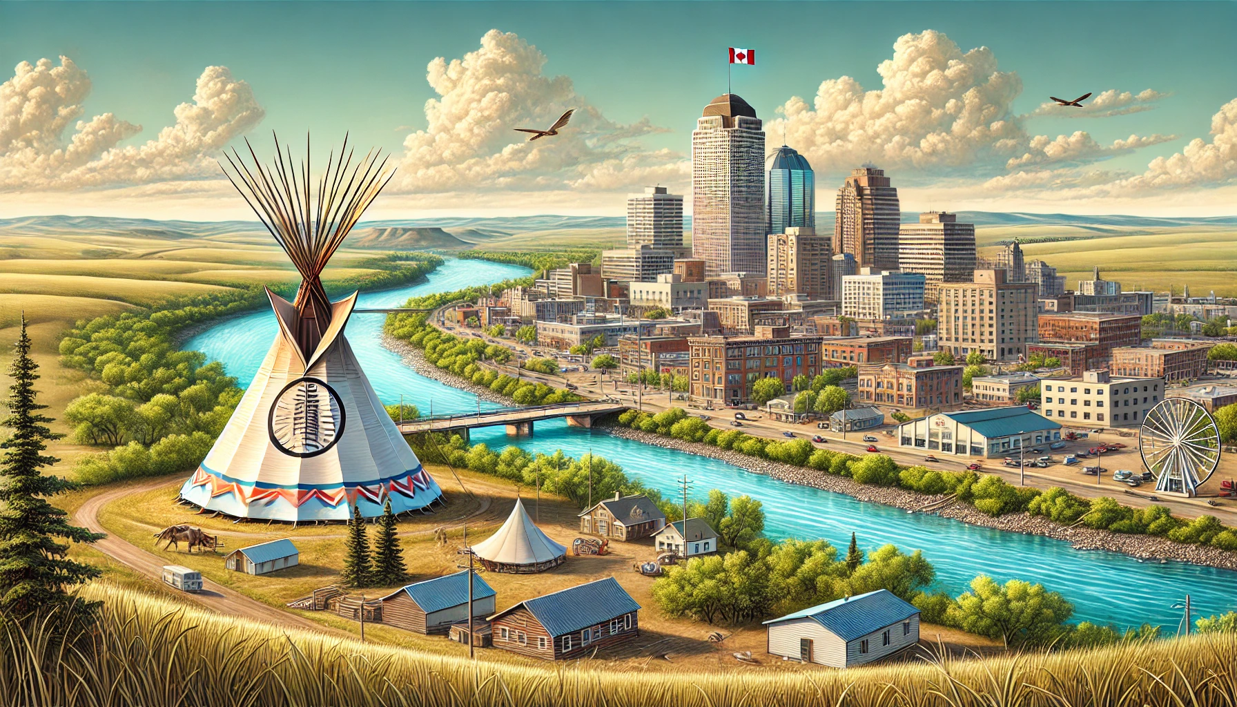 Medicine Hat skyline